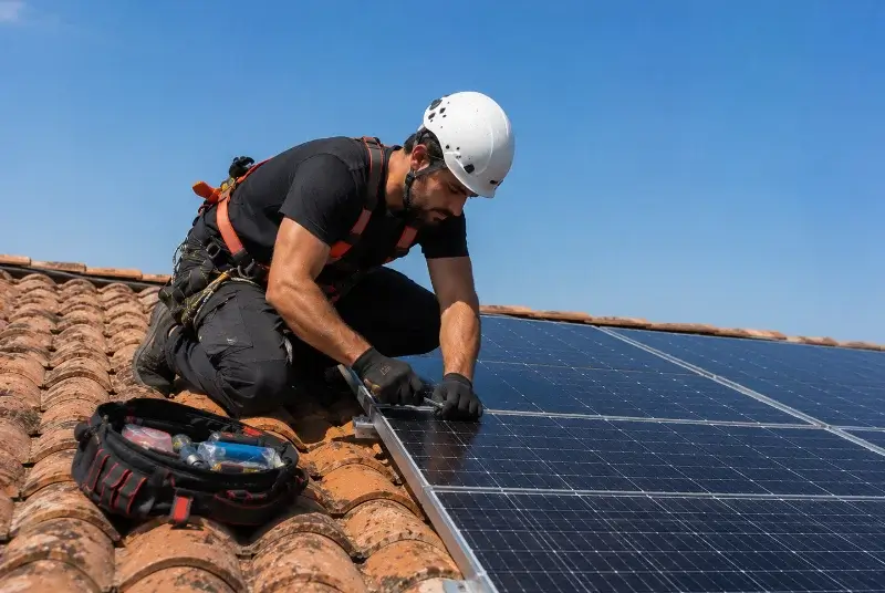 Maintenance et monitoring de panneaux solaires à Rumilly