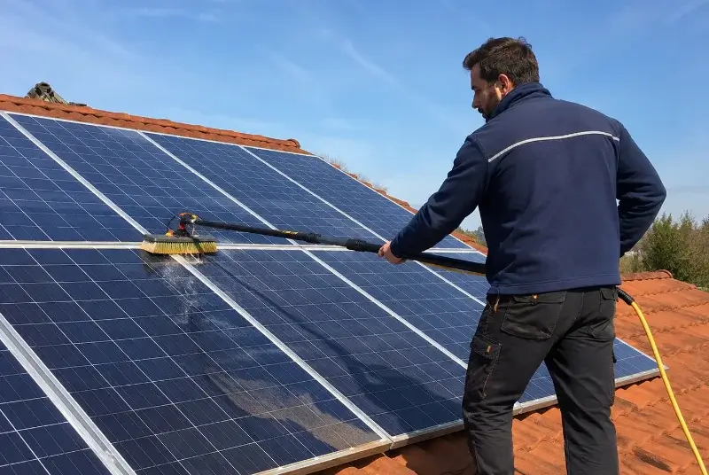Nettoyage et entretien de panneaux solaires à Rumilly